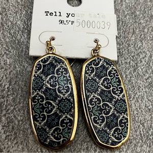 Decorative Faux Wood Earrings